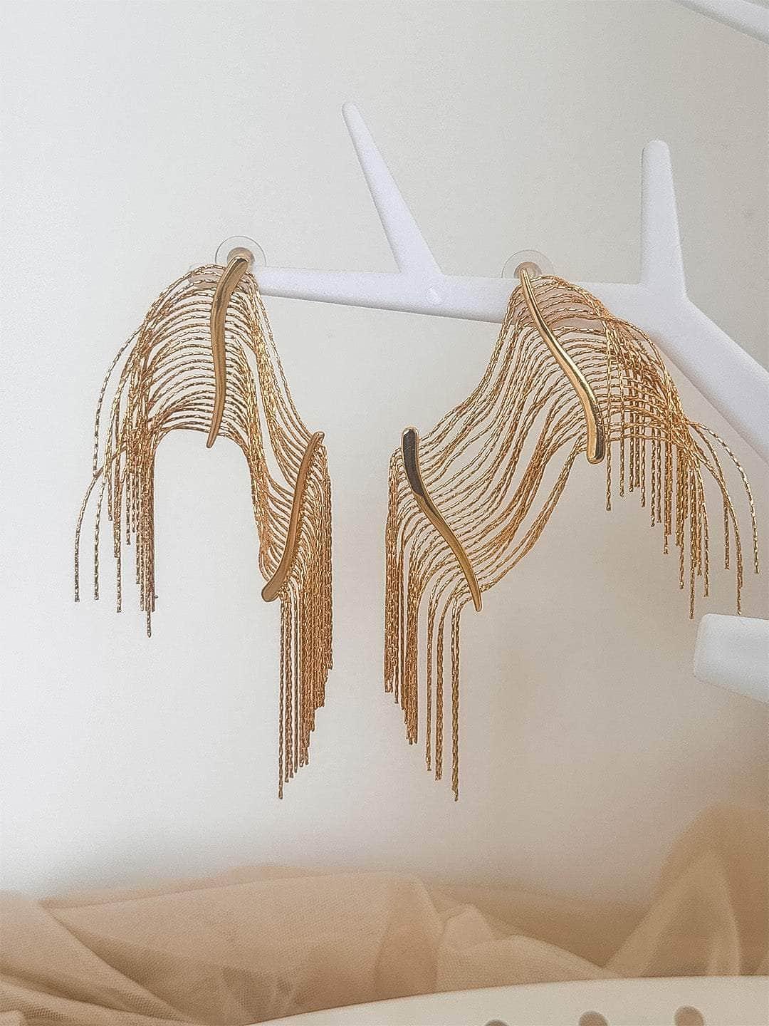 Ishhaara Tabu In Tassel Drop Earrings