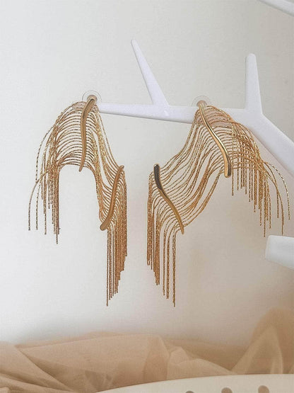 Ishhaara Tabu In Tassel Drop Earrings