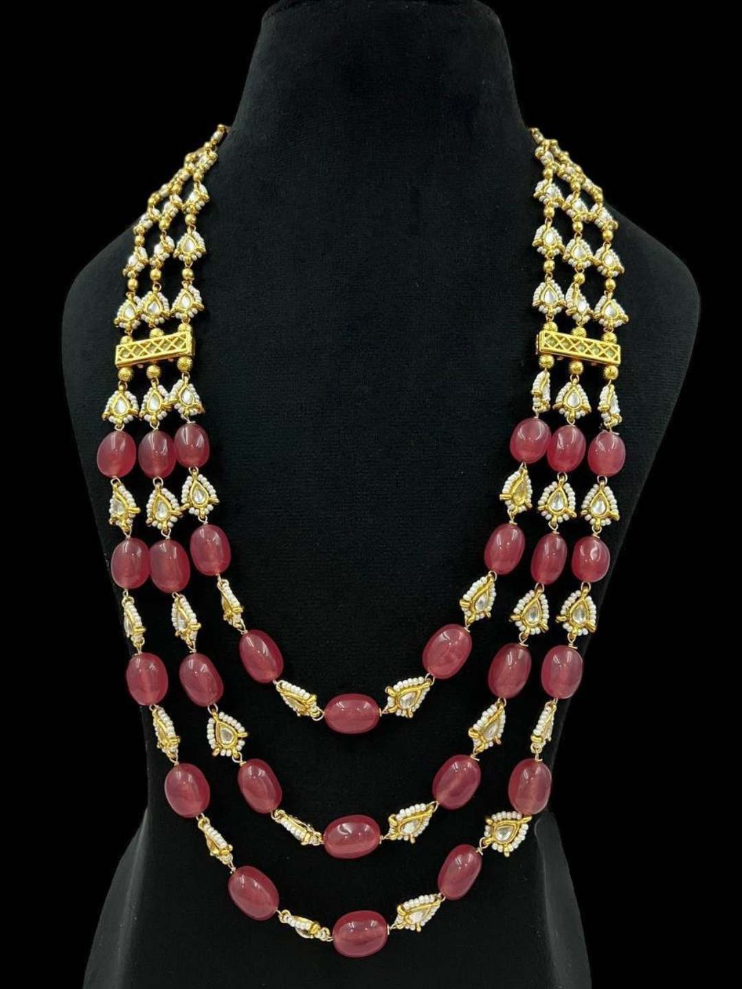 Ishhaara Three Layered Necklace Set
