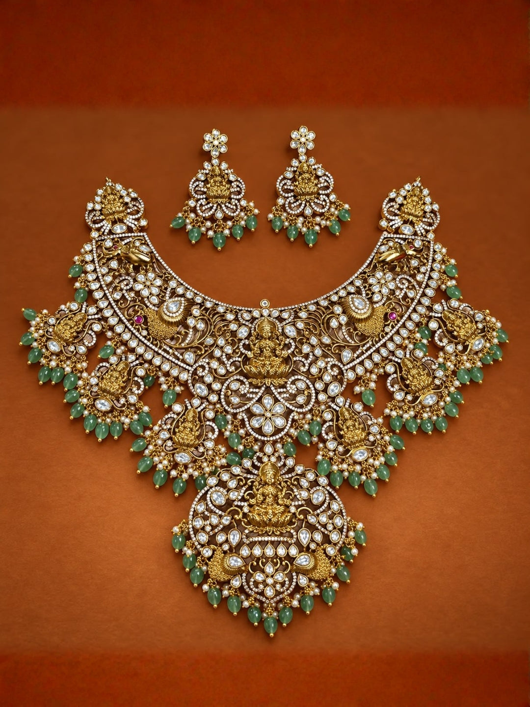 Ishhaara Traditional Jadau Bridal Choker Necklace