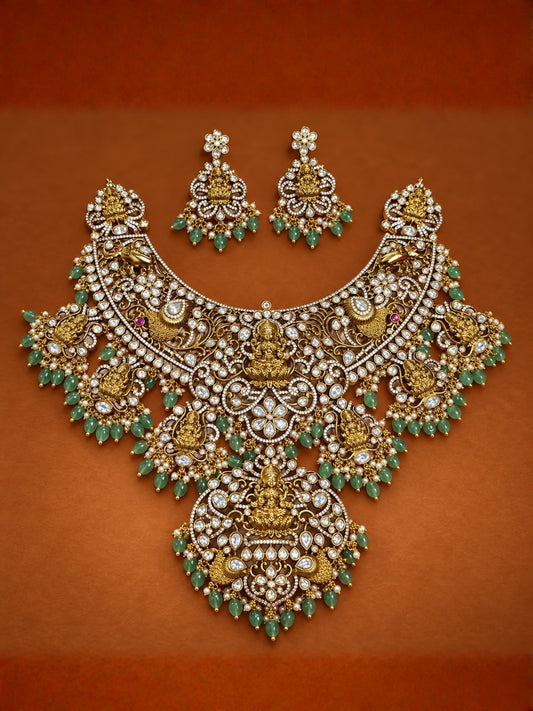 Ishhaara Traditional Jadau Bridal Choker Necklace