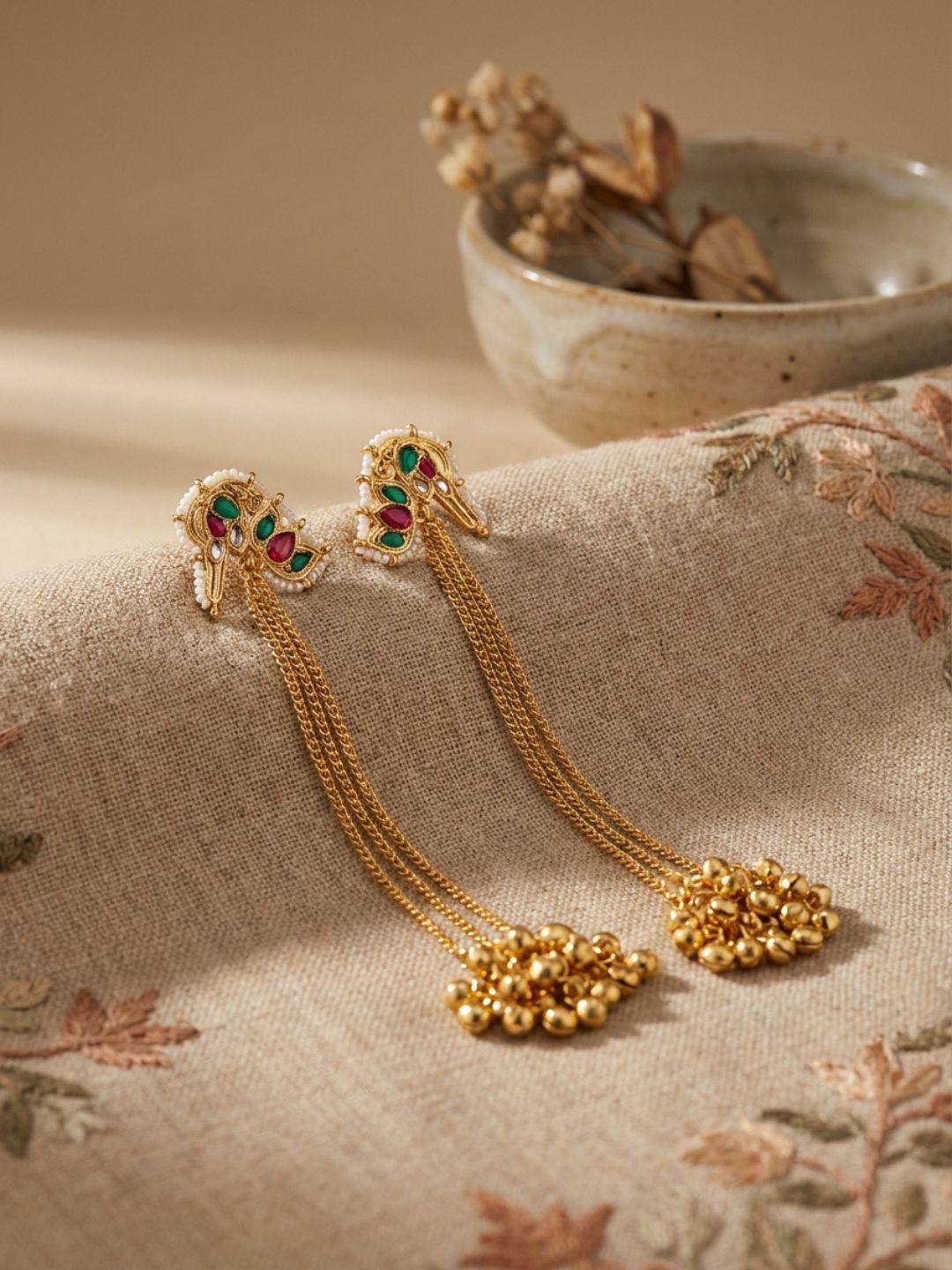Ishhaara Traditional Kashmiri Earrings