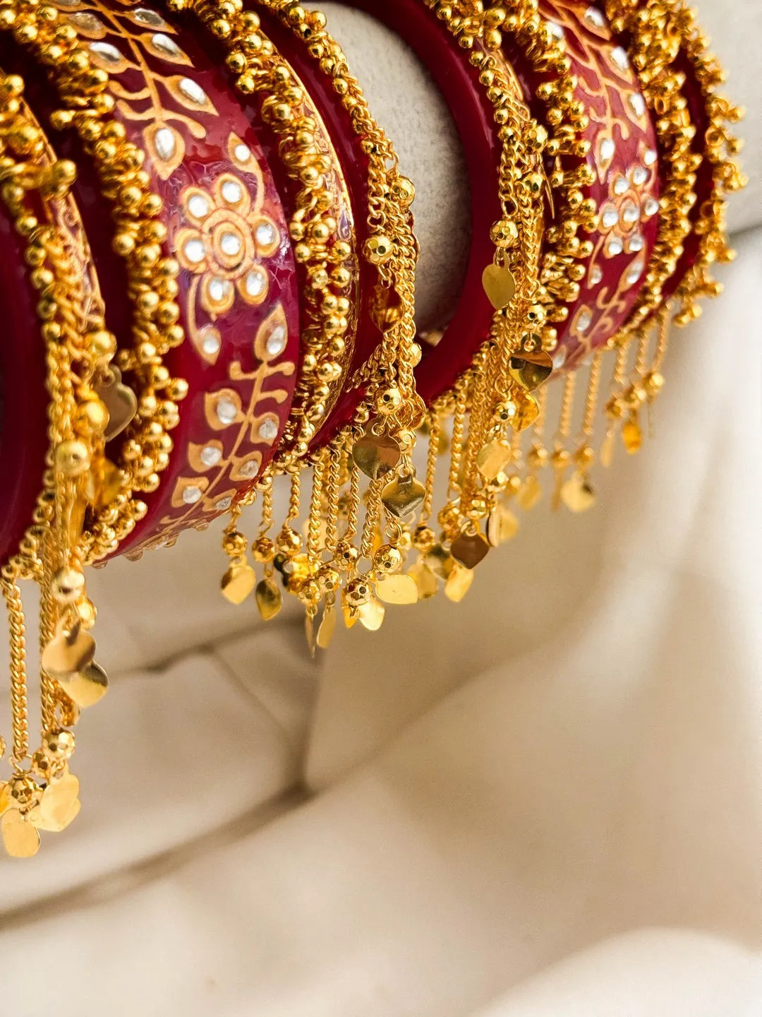 Ishhaara Traditional Red Bridal Chooda