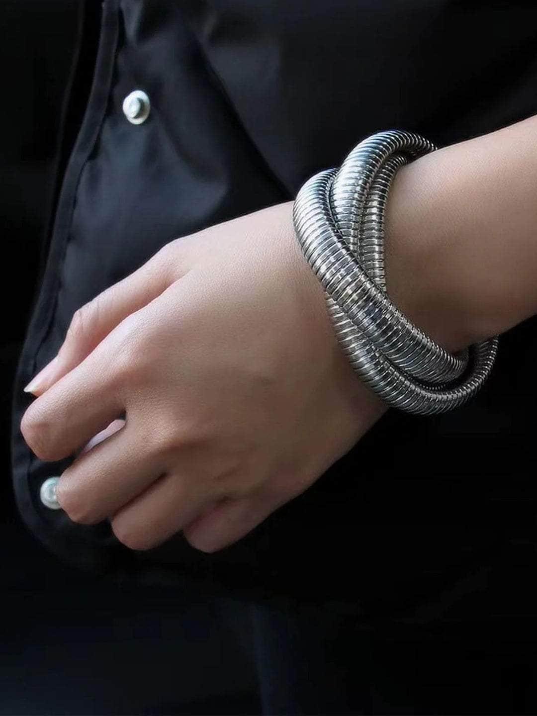 Ishhaara Triple Layer Wrap Stretchable Bracelet
