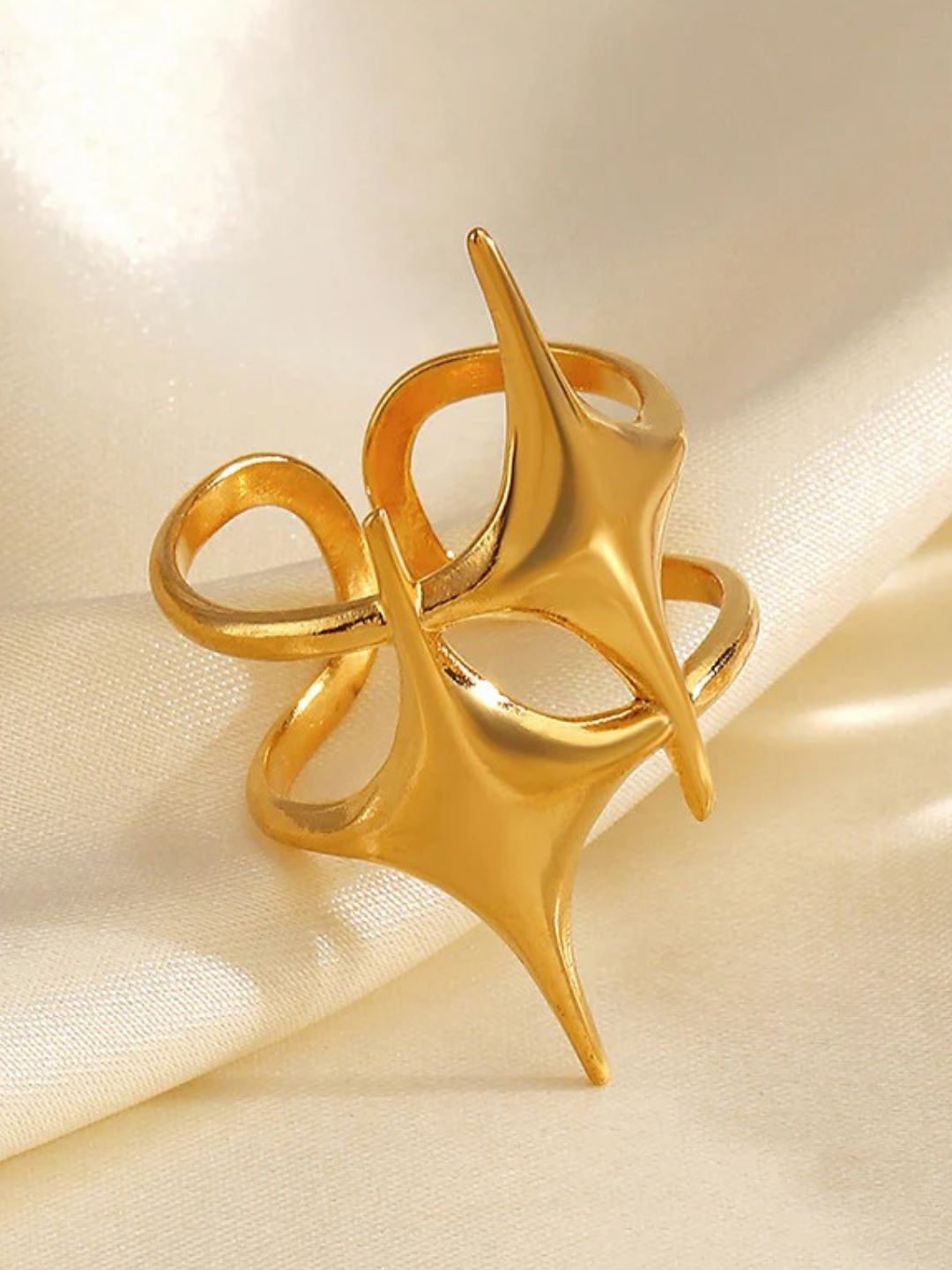Ishhaara Triple Star Ring