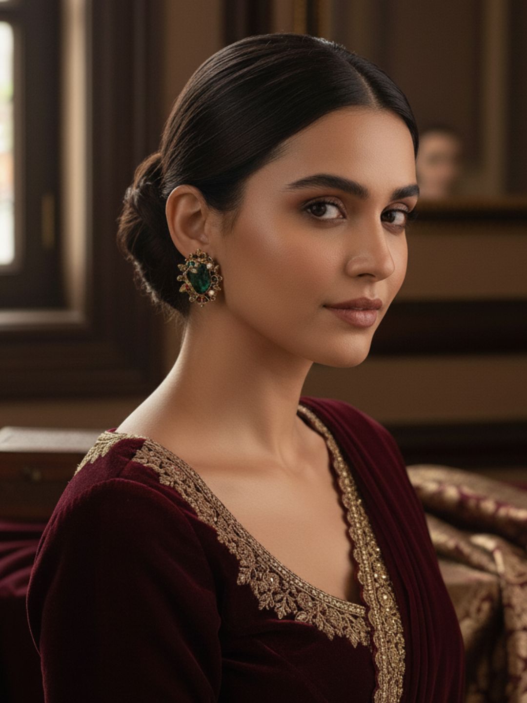 Ishhaara Veridian Majesty Earring