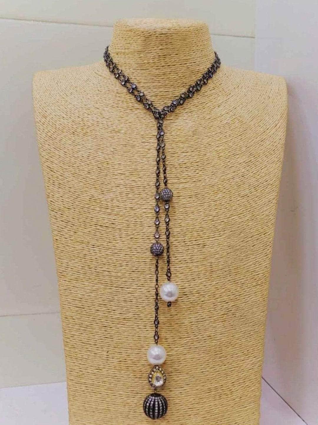 Ishhaara Victorian Tassel Necklace