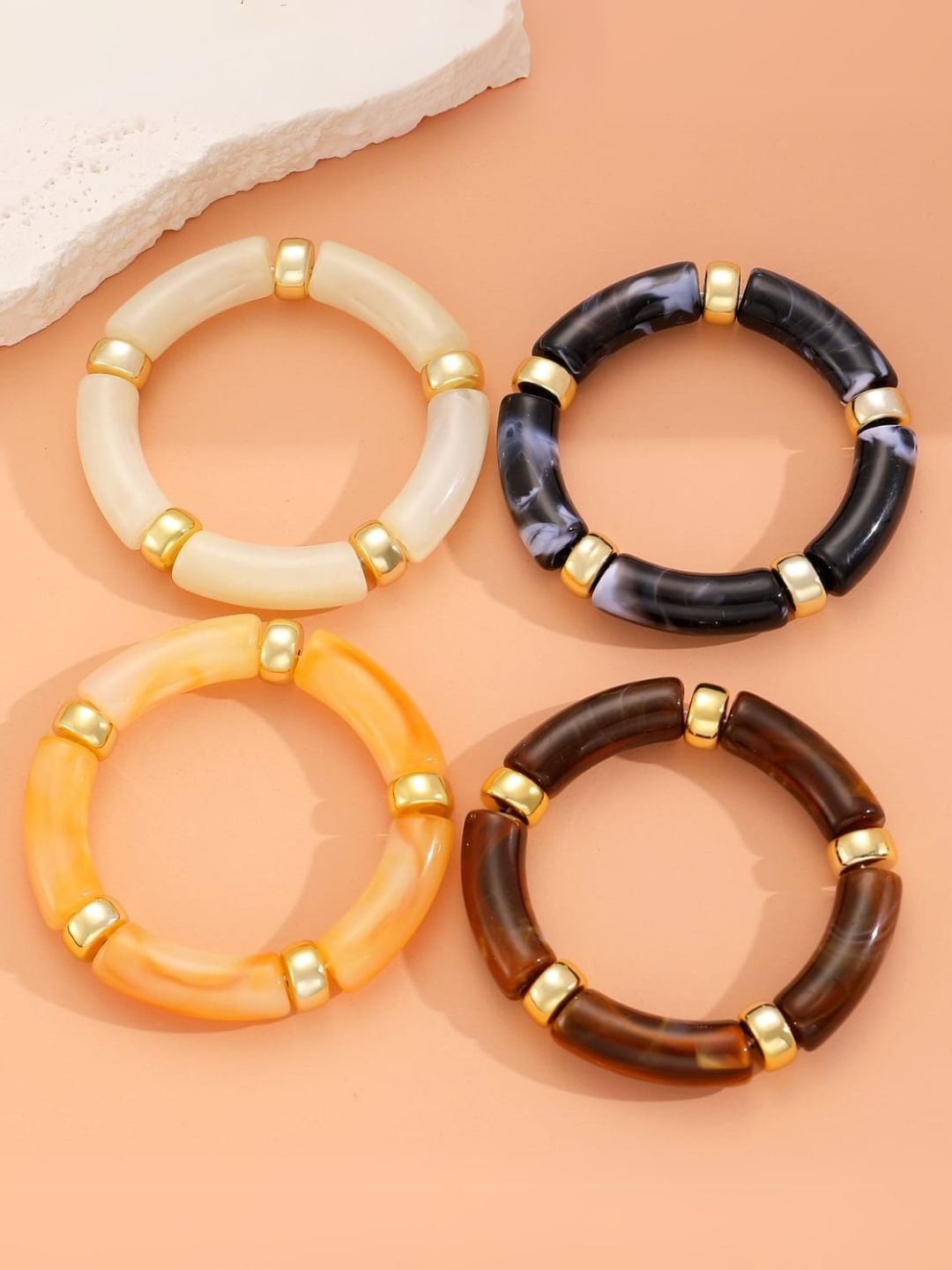Ishhaara Viral Gold And Resin Bracelet