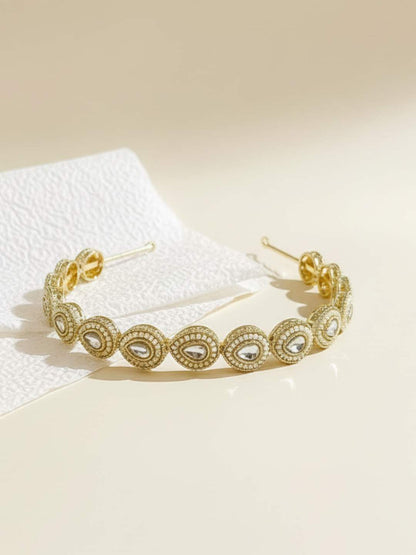 Ishhaara White Mini Pearl Hairband