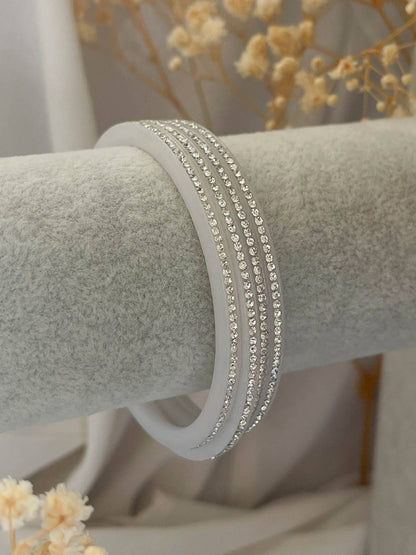 Ishhaara Zirocon Stone Bangle Set