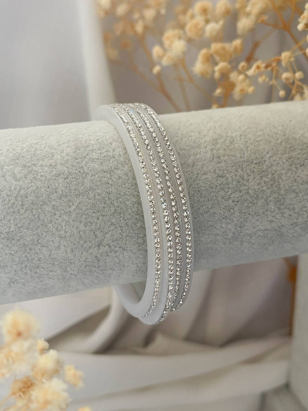 Ishhaara Zirocon Stone Bangle Set